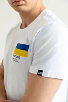 Футболка чоловіча GBI Pantone Ukraine Білий розмір S (13721)