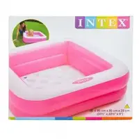 Дитячий басейн Intex 57100 надувне дно, 85х85х23 см
