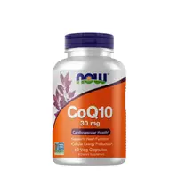 Натуральная добавка NOW CoQ-10 30 mg, 60 вегакапсул