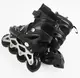Роликовые коньки 326-М Best Roller колеса PU светящиеся. Black (размер 34-38) (173866)