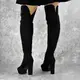 Женские ботфорты Fashion Katrina 1414 38 размер 24 см Черный