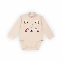 Детский боди-гольф для девочки GABBI  BD-23-14 Бежевый  р.80 (13808)