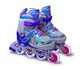 Раздвижные ролики Scale Sports размер 30-33 (светящиеся колеса). Rainbow Violet (1055132332)