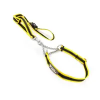 Нашийник зашморг для собак TUFF HOUND TC00103 Yellow Black XS з повідцем