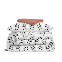 Подростковая постель с простыней на резинке FUNNY PANDAS CS2