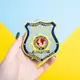 Шеврон на липучке International Police Association 8х9 см вышитый патч нашивка