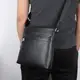 Сумка мужская в гладкой коже Vintage 14981 Черная
