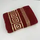 Полотенце для лица махровое Febo Vip Cotton Grek Турция 6389 бордовое 50х90 см