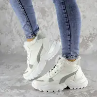 Кросівки жіночі зимові Fashion Trix 2216 36 розмір 23 см Білий