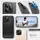 Защитное стекло Spigen для камеры iPhone 16/15/14 Pro & Pro Max - EZ FIT Optik Pro (2шт), Black (AGL05205)