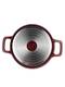 Кастрюля с крышкой Kamille Dublin KM4467 28х12 см 6.5 л красная
