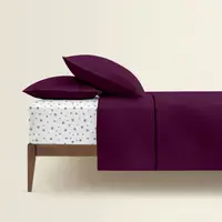 Двоспальна постільна білизна з простирадлом на резинці PLUM CS10