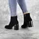 Ботильоны женские Fashion Tweeks 2413 40 размер 25,5 см Черный