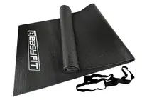 Коврик для йоги и фитнеса EasyFit ПВХ (PVC) Черный