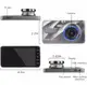 Видеорегистратор с выносной камерой заднего вида Dvr 1080 Full HD PR5