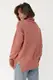 Жіночий светр oversize із розрізами з боків - кораловий цвет, M