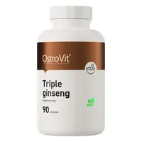Натуральная добавка OstroVit Vege Triple Ginseng, 90 вегакапсул