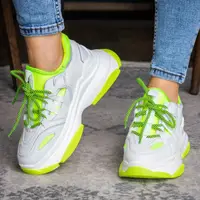 Кроссовки женские Fashion Zacharia 2981 40 размер 25 см Белый