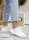 Кожаные белые кеды 7774-28
