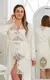 Халат женский Arya Batik A107222-White L/XL белый