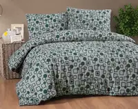 41882 полуторная фланелевая постель. Cotton collection Турция