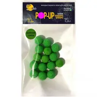 Бойли Плаваючі Флюоро SunFish Pop-Up Зелений Горошок / 10мм / 15шт / (SF216933)
