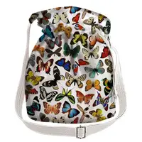 Сумка мeшок Torba Butterflies 30x30 см (TOR_FLO010_WH)