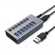 USB hub Acasis H707 на 7 портів USB 3.0 Сірий