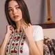 Вышиванка женская Moderika Floral белая с красными цветами S