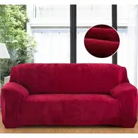 Чехол на 2х местный диван замша/микрофибра Homytex Бордо
