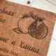 Свадебная книга из дерева для фото и записей