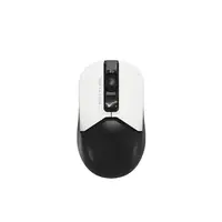 Мышь компьютерная безпроводная A4Tech Fstyler FB12S Silent Panda черная с белым