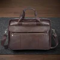 Сумка мужская под ноутбук Vintage 14751 Коричневая