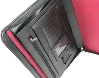 Папка формату A4 зі шкірозамінника Portfolio, Україна 01026001 чорна