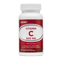 Витамины и минералы GNC Vitamin C 500 mg with Rose Hips, 100 каплет