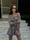 Костюм-двойка AO605 Мокко Oversize S-L