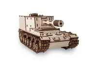 Конструктор механічний 3D дерев'яний 38,4*17,5*17см пазл 684эл TANK SAU-212 Танк САУ-212 EWA