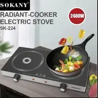 Двухконфорочная Индукционная плита Sokany SK-224