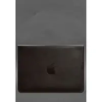Шкіряний чохол-конверт на магнітах для MacBook Pro 16" Темно-коричневий