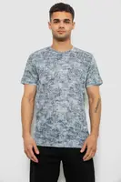Футболка мужская с принтом, цвет оливковый, 244R5058