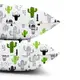 Двуспальная постель с простыней на резинке CACTUS CS21