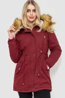 Парка женская зимняя, цвет бордовый, 244R6903