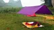 Тент туристичний 3F UL GEAR 40D silicone 3х3 м Purple