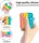 Чехол для AirPods 2/1 series - Pop It Rainbow, силиконовый