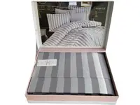 Постельное белье Maison D'or Бамбук Сатин Fous Linens Ecru Темно Серый