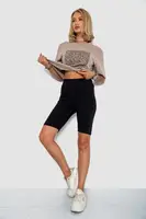 Велотреки однотонные, цвет черный, 102R5259