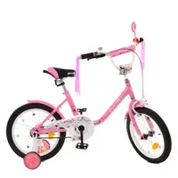Двухколесный велосипед Profi Flower 16" (Y1681) со 
звонком