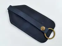 Ключниця шкіряна Крейзі Синій