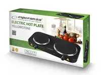 Плита електрична ESPERANZA 2,5кВт двокамфорна EKH007K чорна