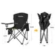 Крісло розкладне KingCamp Lotus Plus KC2141 black